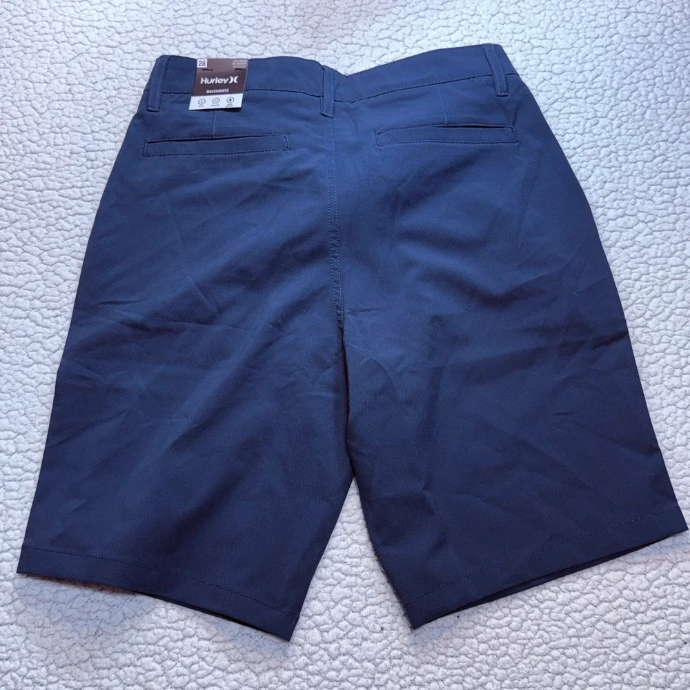 Hurley Walkshorts Men's‎ 28 Black Hybrid 4-Way Stretch Water Repellent NWT